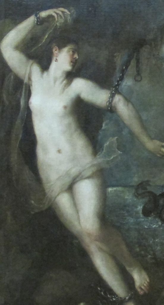 Perseus and Andromeda Figure detail in Perseus and Andromeda
